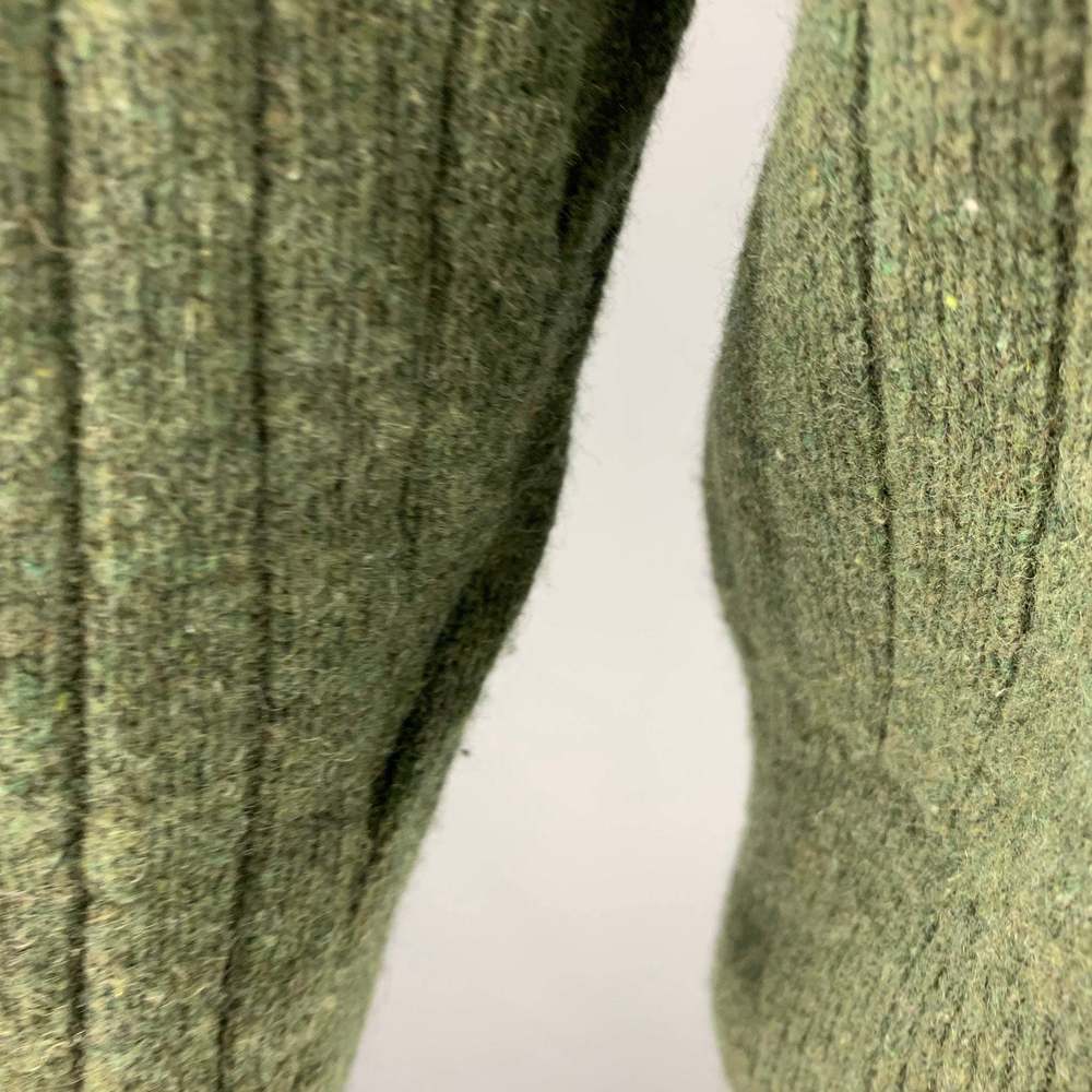 PATAGONIA Green Ribbed Wool Blend Pullover - Picture 5 of 9